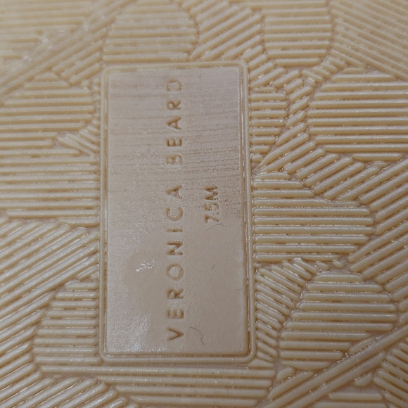 Veronica Beard Leopard Print Fabric Slides Cork-Leather Platform Sz. 7.5M - Picture 10 of 10